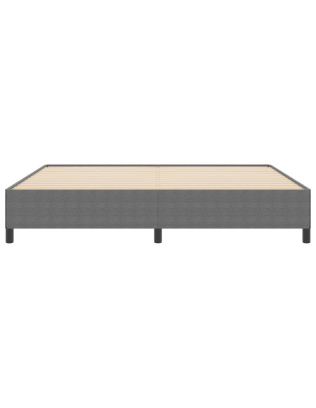 Struttura Letto  Grigio Chiaro 200x200 cm Tessuto in Corduroy