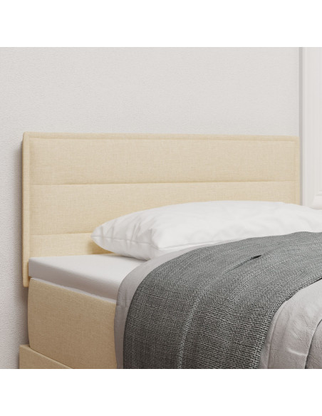 Testiera con testiera Crema 80 cm Pelle Sintetica