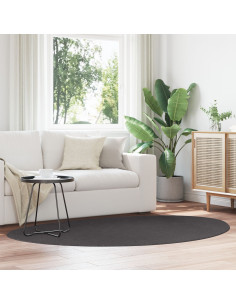 Tappeti per area HUARTE Antracite 140 x 200 cm Poliestere