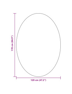 Tappeti per area HUARTE Verde Foresta 170 x 120 cm