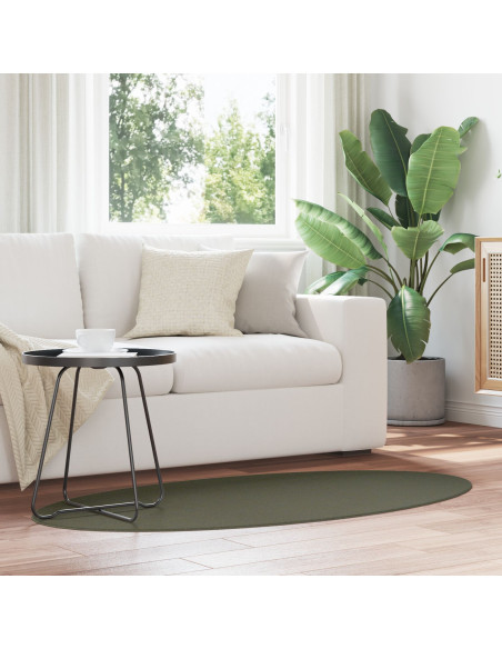 Tappeto Verde Foresta Poliestere 80 x 150 cm Antiscivolo