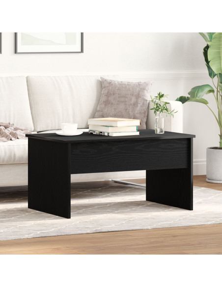 Tavolino da caffè in rovere nero  - 80 x 50.5 x 41.5 cm