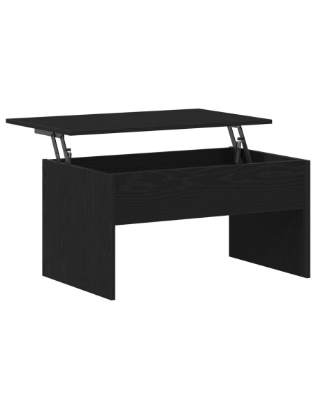 Tavolino da caffè in rovere nero  - 80 x 50.5 x 41.5 cm