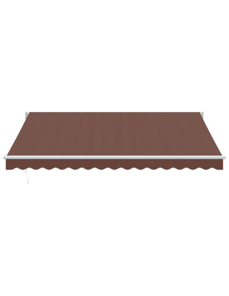 Tenda Sole Retrattile Manuale 400x300 cm Marrone
