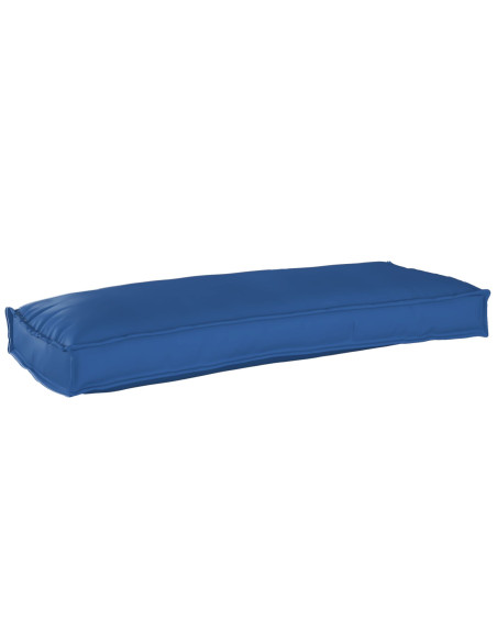 Set di Cuscini per Pallet 2 pcs Blu Reale 100 x 40 x 8 cm