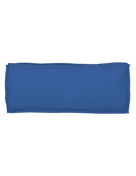 Set di Cuscini per Pallet 2 pcs Blu Reale 100 x 40 x 8 cm