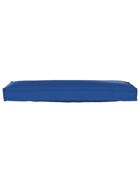 Cuscini per Panchina  2 pz Blu Reale 120x40x8 cm Tessuto Oxford