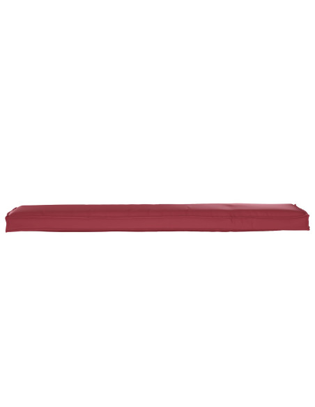 Cuscini per Pallet  per Panchina 2 pcs Rosso Vino 180x40x8 cm Tessuto Oxford