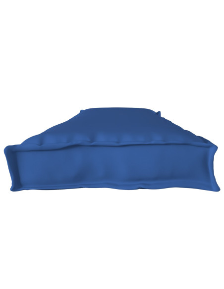 Cuscino per Pallet per Panca Blu Reale 180x40x8 cm Tessuto Oxford