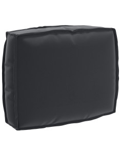 Set di Cuscini per Pallet 2 pcs Nero Tessuto Oxford 2