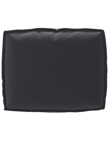 Set di Cuscini per Pallet 2 pcs Nero Tessuto Oxford