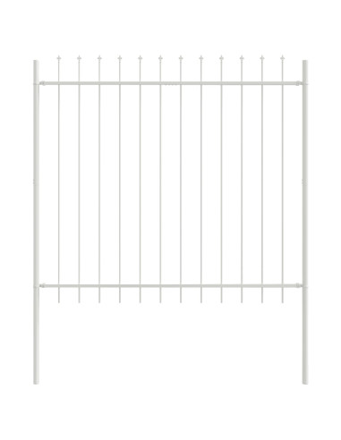 Recinzione per Giardino 4 pcs Bianco 6,8 x 1,5 m