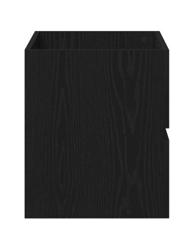 Mobile Lavabo Rovere Nero 60x38,5x45 cm in Legno Multistrato