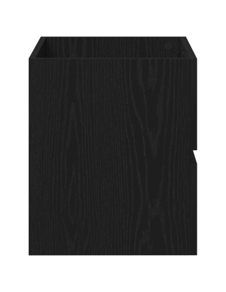 Mobile Lavabo Rovere Nero 60x38,5x45 cm in Legno Multistrato