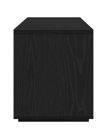 Supporto TV - Rovere Nero - 120x30x40.5 cm - Realizzato in Legno Ingegnerizzato