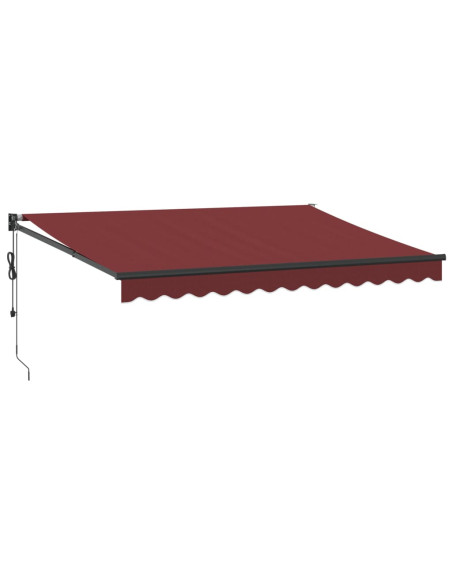 Tenda da Sole Retrattile Automatica Bordò 350x250 cm