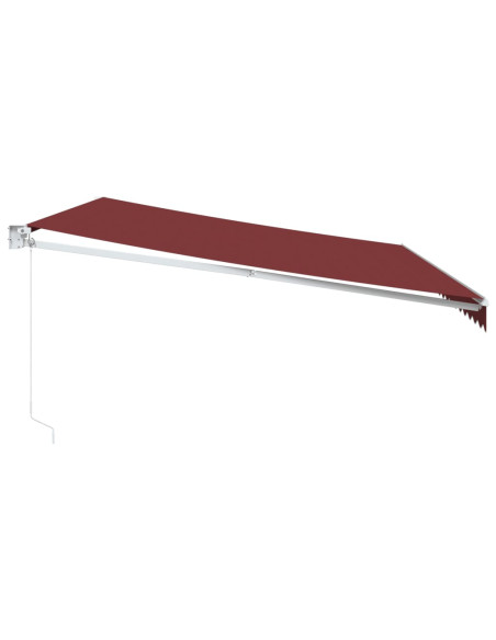 Tenda da Sole Retrattile Manuale Bordò 500x300 cm