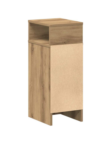Comodino con Cassetto Rovere Artigianale 25x31x66 cm