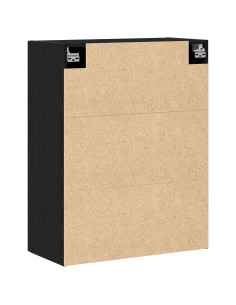 Mobile a muro Rovere Nero 69,5 x 34 x 90 cm Legno multistrato 2