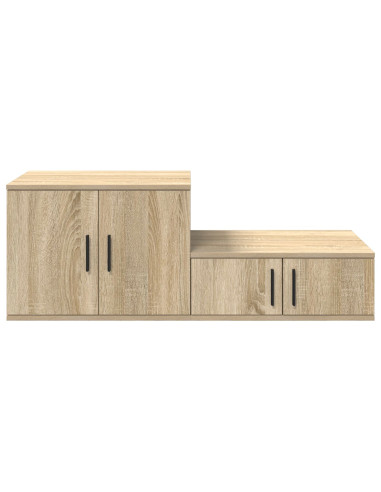 Armadio 2 pcs Rovere Sonoma 108 x 41 x 40 cm Legno multistrato