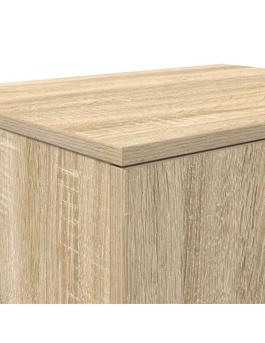 Armadio 2 pcs Rovere Sonoma 108 x 41 x 40 cm Legno multistrato