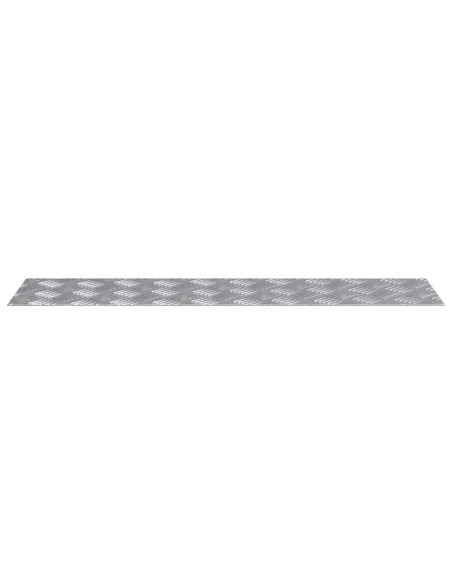 Piastrine in Alluminio Antiscivolo 4 pcs 80x20 cm