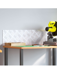 Gradini per Scale 2 pcs Argento 50 x 25 cm Alluminio 2