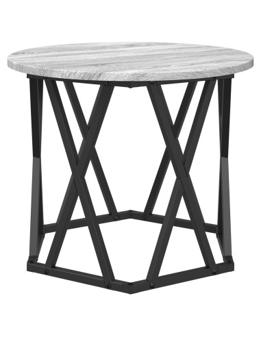 Tavolo laterale 2 pcs Grigio Sonoma