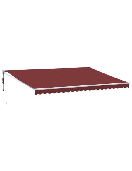 Tenda da Sole Retrattile Automatica Bordò 500x300 cm