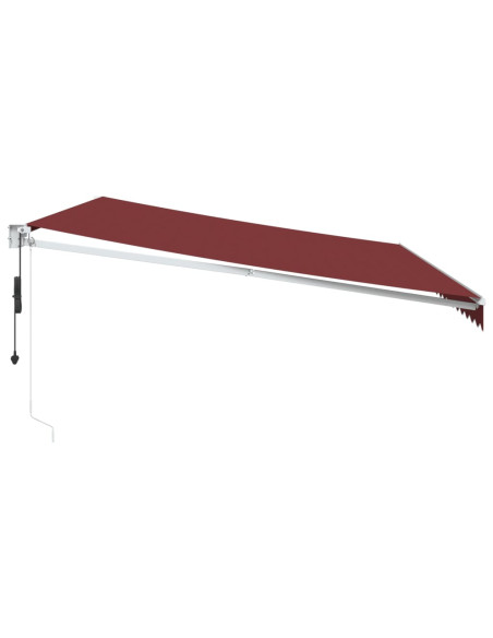 Tenda da Sole Retrattile Automatica Bordò 500x300 cm