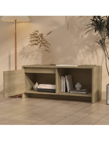 Mobile Porta TV Rovere Sonoma 90x35x40 cm in Truciolato