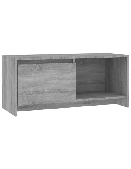 Mobile Porta TV Grigio Sonoma 90x35x40 cm in Truciolato
