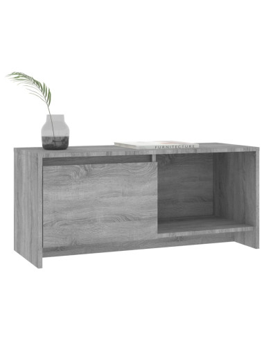 Mobile Porta TV Grigio Sonoma 90x35x40 cm in Truciolato