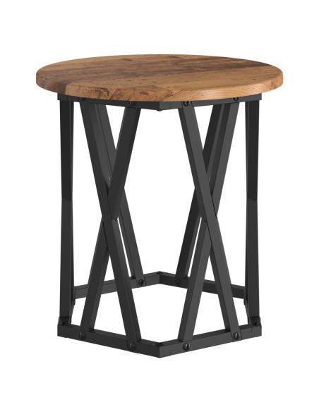 Tavolo laterale 2 pcs legno di recupero