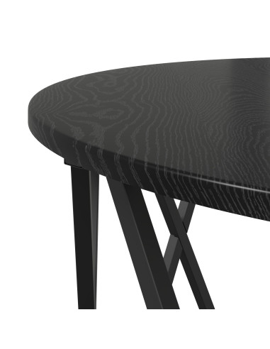 Tavolino da salotto Rovere Nero 80 x 80 x 42 cm