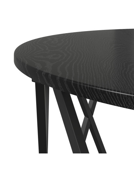 Tavolino da salotto Rovere Nero 80 x 80 x 42 cm