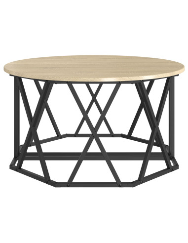 Tavolino da salotto Rovere Sonoma 80 x 80 x 42 cm