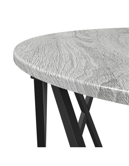 Tavolino da caffè Grigio Sonoma 80x80x42 cm in Legno Ingienierizzato