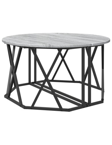 Tavolino da salotto Grigio Sonoma 80 x 80 x 42 cm