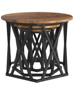Tavolo Laterale Nesting 3 pcs Legno vecchio 2