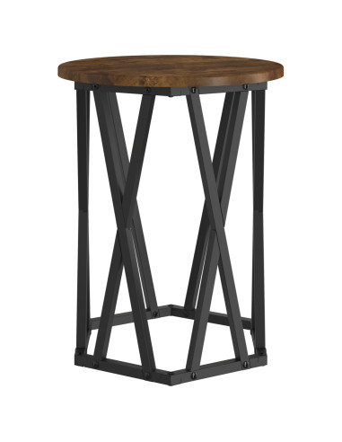 Tavolino da salotto 2 pcs Rovere fumé