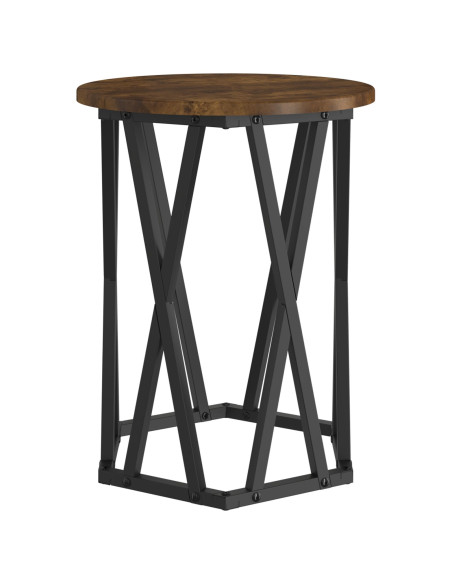 Tavolino da salotto 2 pcs Rovere fumé