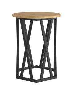 Tavolino da salotto 2 pcs Rovere artigianale 2