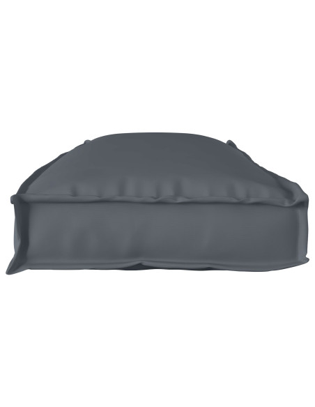 Cuscino da Esterno Antracite Poliestere 110 cm x 40 cm x 8 cm