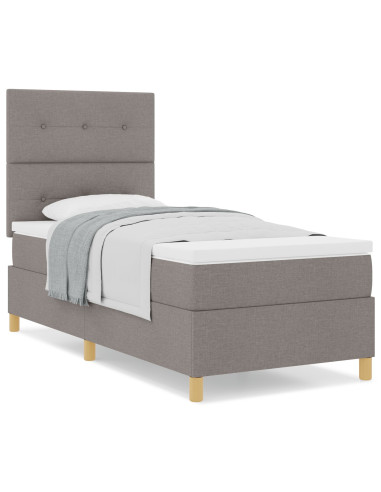 Letto a molle con materasso Talpa 100 x 200 cm Tessuto