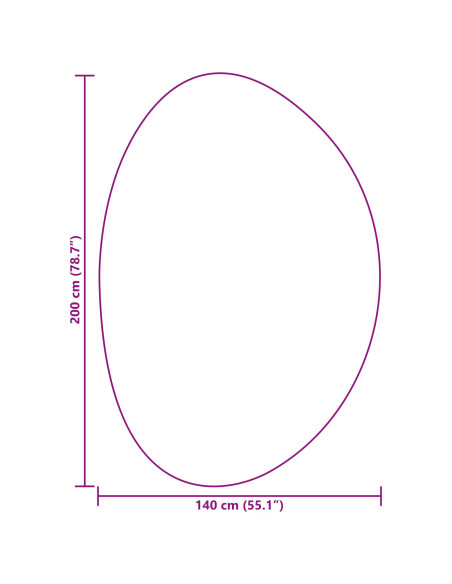 Tappeti per area HUARTE Verde foresta 140 x 200 cm Poliestere