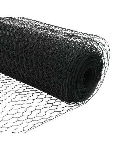 Recinzione con Posto Grigio 0,4 x 25 m Acciaio