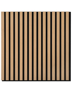 Pannelli Acustici da Parete 2 pz Doghe Rovere Impiallacciato