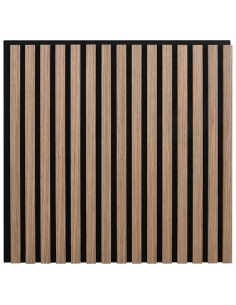 Pannelli Acustici da Parete 8 pz Doghe Rovere Impiallacciato