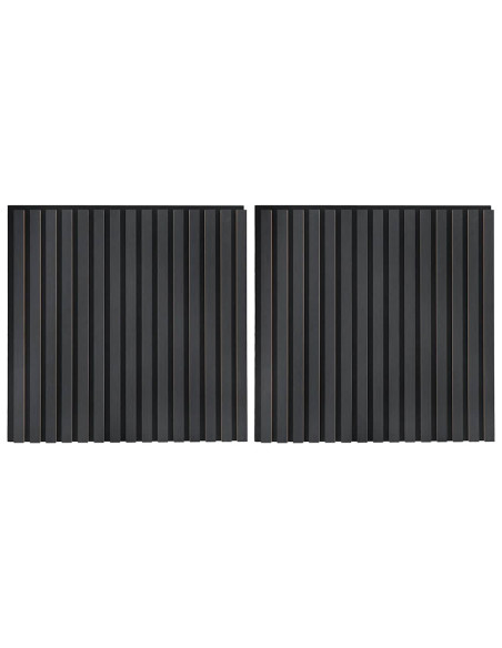 Pannelli Acustici da Parete 2 pz Doghe Rovere Impiallacciato